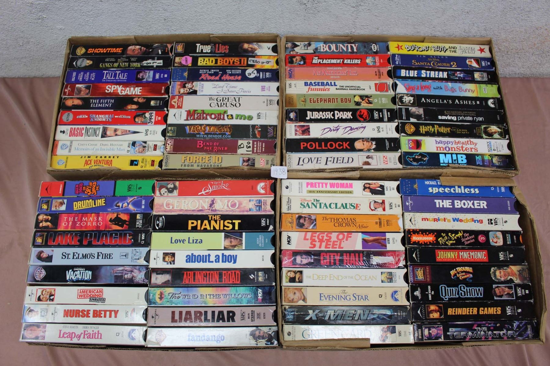 Lot Of Assorted VHS Tapes Bodnarus Auctioneering lot-of-assorted-vhs-tapes-bodnarus-auctioneering