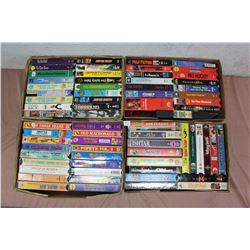 Lot of Assorted VHS Tapes