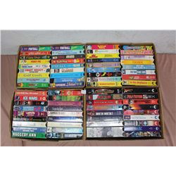 Lot of Assorted VHS Tapes