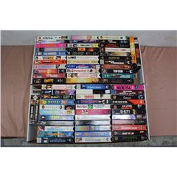 Lot of Assorted VHS Tapes