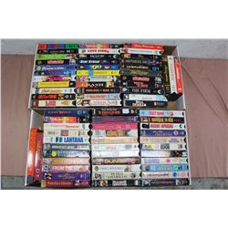 Lot of Assorted VHS Tapes