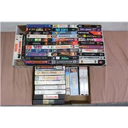Lot of Assorted VHS Tapes