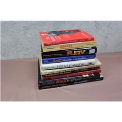 Lot of Assorted Hockey-Related Books (Fury, Bobby Orr, NHL History Illustrated, Etc.)