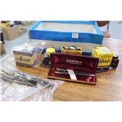 Lot of Fountain Pens And Related