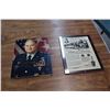 Image 1 : Pinging Champion Auto Advertisement W/ Autographed Photo Of General Norman Schwarzkopf, Centcom