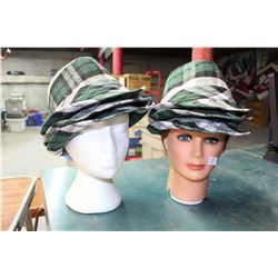 Lot of Hats With Mannequin Heads