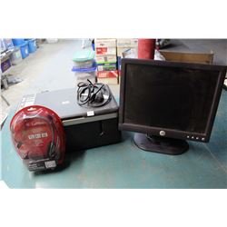 Lot of Computer-Related (Printer, Headset, Monitor)