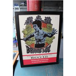 Framed Bruce Lee Poster