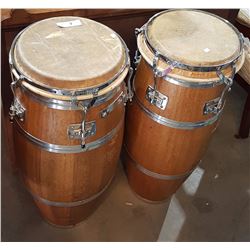 PAIR OF BONGO DRUMS