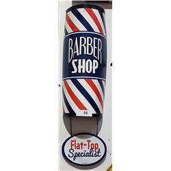 METAL BARBERSHOP SIGN