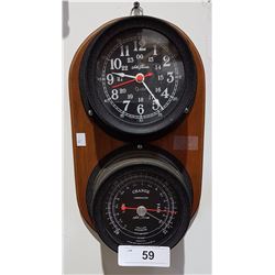 SETH THOMAS WALL CLOCK & BAROMETER
