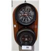 Image 1 : SETH THOMAS WALL CLOCK & BAROMETER