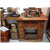 Image 1 : SINGER TREADLE SEWING MACHINE IN BEAUTIFULLY RESTORED CABINET
