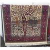 Image 1 : PERSIAN RUG TITLED THE TREE OF LIFE