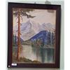 Image 1 : FRAMED OIL ON BOARD SIGNED