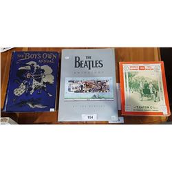 SEALED BEATLE ANTHOLOGY, EATON'S CATALOGUE, VINTAGE BOY'S OWN ANNUAL