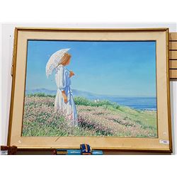 ORIGINAL ELIZABETH FISHER OIL ON CANVAS