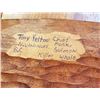 Image 2 : NATIVE CARVED PLAQUE SIGNED