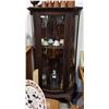 Image 1 : TRIPLE CURVE GLASS DISPLAY CABINET