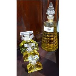 LOT OF 4 PERFUME BOTTLES