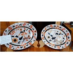PAIR OF ASHWORTH PLATTERS C.1862-1880