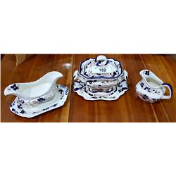 FOUR PCS MASON DISHES IN THE MANDARIN PATTERN