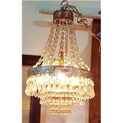 SMALL CRYSTAL CHANDELIER