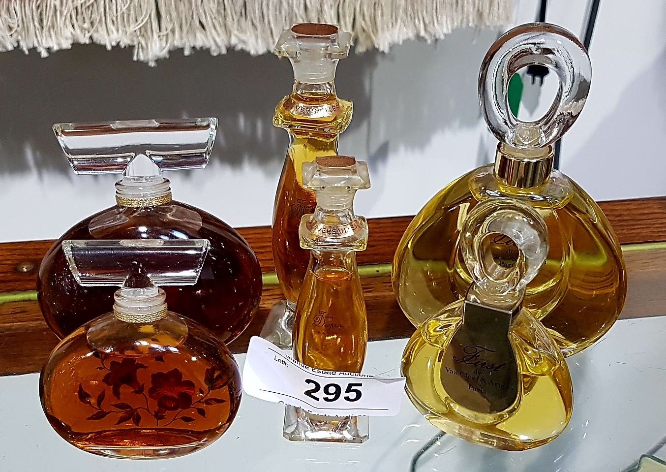 SIX PERFUME BOTTLES