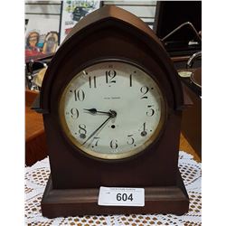 SETH THOMAS MANTLE CLOCK HAS PENDULUM NO KEY