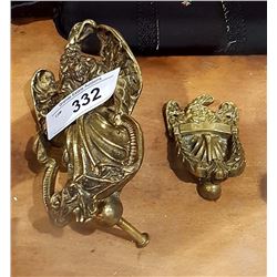 PAIR EAGLE DOOR KNOCKERS