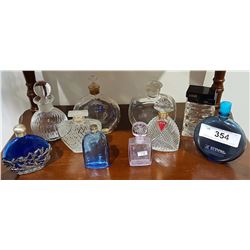 LOT OF 10 PERFUME BOTTLES