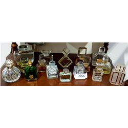 LOT OF 16 PERFUME BOTTLES