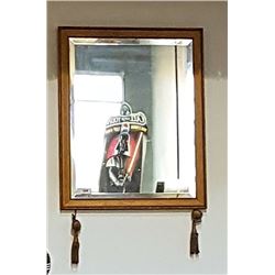 WALL MIRROR W/TASSLES