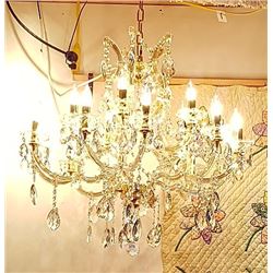 OPULENT CRYSTAL DROP CHANDELIER