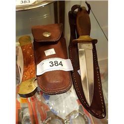 HUNTING KNIFE AND BUCK KNIFE