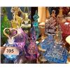 Image 1 : LOT OF 6 ART GLASS PERFUME BOTTLES