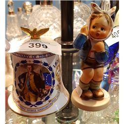 GOEBEL FIGURINE & AYNSLEY BELL