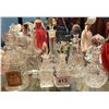 Image 1 : LOT OF 7 CRYSTAL PERFUME BOTTLES