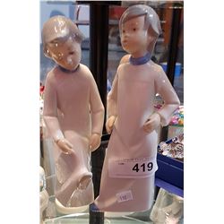 TWO REX FIGURINES