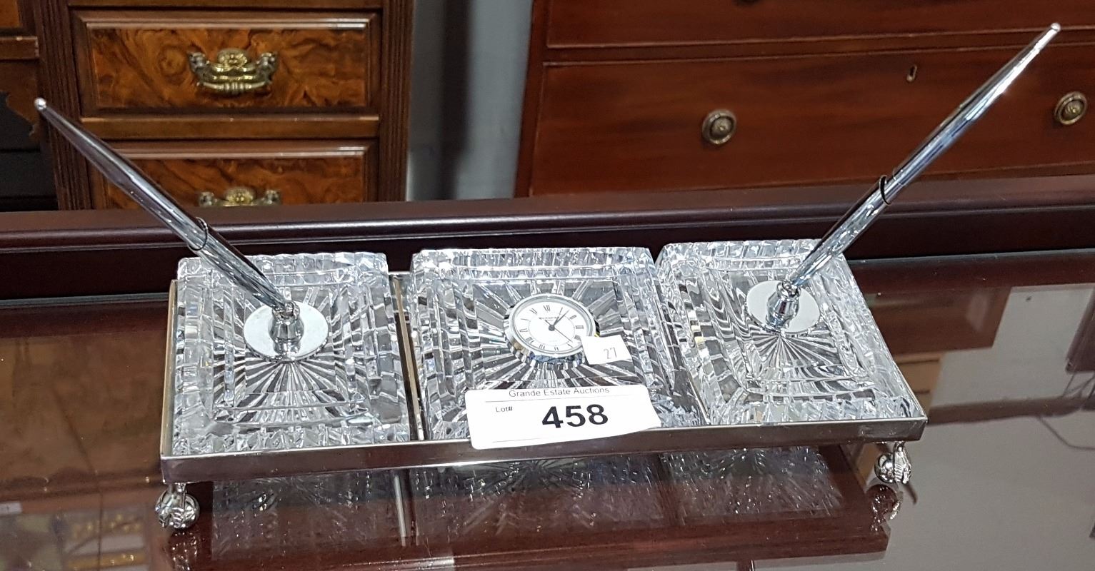 Crystal Desk Set WATERFORD CRYSTAL DESK SET