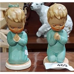 PAIR GOEBEL CHILDREN FIGURINES