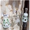 Image 1 : LOT OF 4 CRYSTAL BELLS