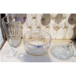 LOT OF 4 PCS OF CRYSTAL