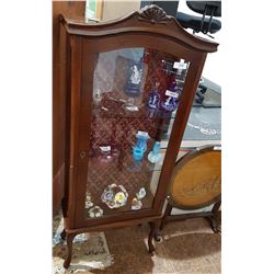 VICTORIAN MAHOGANY DISPLAY CABINET