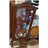 Image 1 : VICTORIAN MAHOGANY DISPLAY CABINET