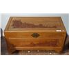 Image 1 : ASIAN CARVED CEDAR CHEST