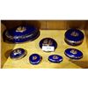 Image 1 : SHELF LOT OF 7 LIMOGES VANITY BOXES