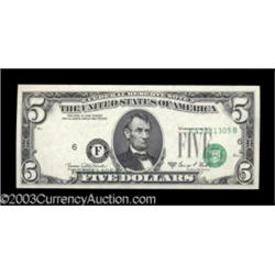 Fr. 1972-F $5 1969C Federal Reserve Note. Gem Crisp Uncirculated.