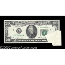 Fr. 2067-E $20 1969 Federal Reserve Note. About Uncirculated.