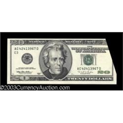 Fr. 2083-C $20 1996 Federal Reserve Note. Gem Crisp Uncirculated.
